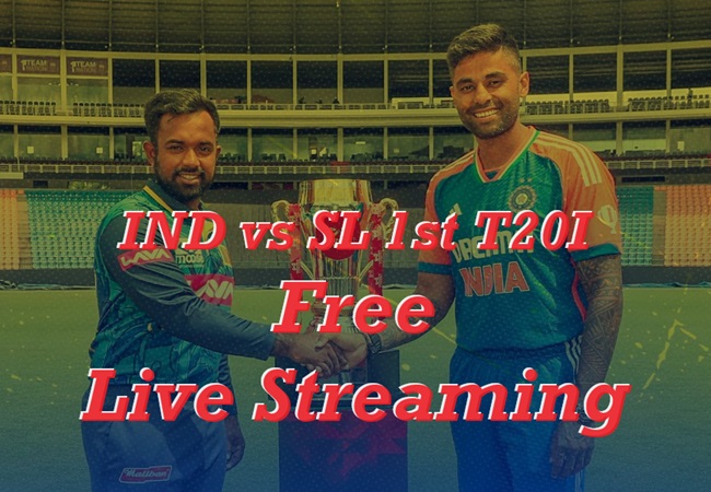 IND vs SL 1st T20I Free Live Streaming: बिना पैसा खर्च किए फ्री में देखें भारत बनाम श्रीलंका पहला टी20आई; फॉलो करें ये स्टेप्स