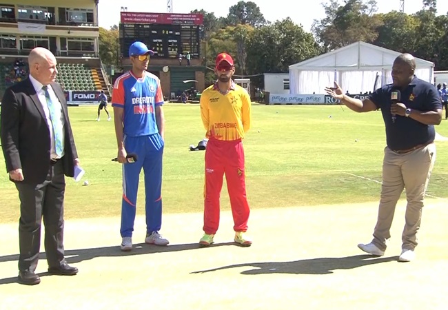 IND vs ZIM 5th T20I Toss: जिम्बाब्वे ने जीता टॉस… भारत करेगा पहले बल्लेबाजी; प्लेइंग इलेवन में हुआ बदलाव