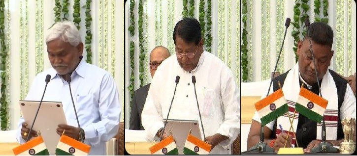 Jharkhand Cabinet Expansion : हेमंत सरकार में मंत्री बने पूर्व सीएम चंपई सोरेन, जानें किसको मंत्रिमंडल में मिली जगह