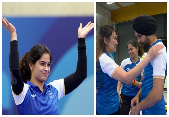 Manu Bhaker Double Medal: शूटिंग में भारत को मिला दूसरा मेडल; सरबजोत सिंह के साथ मिलकर मनु भाकर ने रचा इतिहास