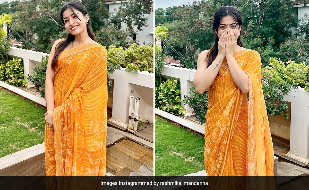 Rashmika Mandanna Saree Pic: रश्मिका मंदाना ने कातिलाना अवतार में गिराई बिजली, एथनिक लुक में देख फैन्स हुए दीवाने