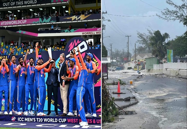 टीम इंडिया के फैंस के लिए खुशखबरी! बारबाडोस में थमा तूफान… कल दिल्ली पहुंचेंगे चैम्पियंस