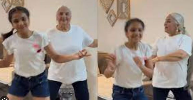 Grandma granddaughter dance video: ‘तौबा तौबा’ सॉन्ग पर दादी पोती ने किया गजब डांस, मूव्स देख दीवाने हुए लोग