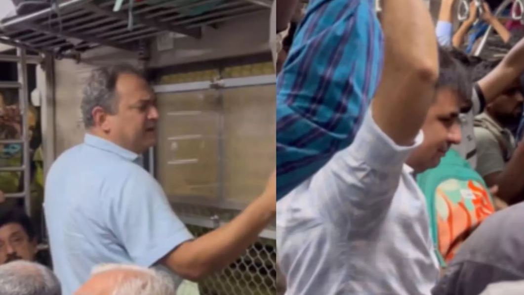 Mumbai Local Train Video: मुंबई लोकल ट्रेन में पुरुषों ने गजब अंदाज में किया सबका मनोरंजन, वीडियो ने उडाये सबके होश