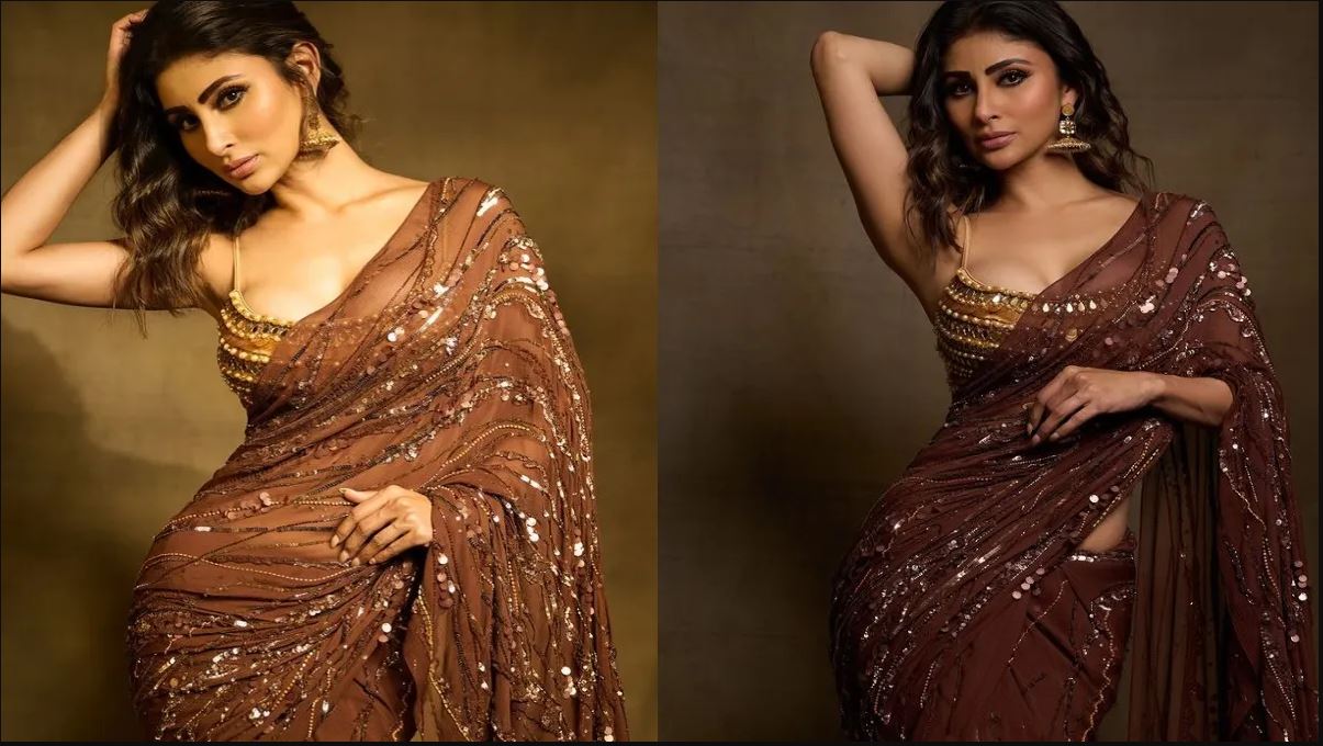 Mouni Roy saree look: गोल्डन साड़ी में मौनी रॉय ने बिखेरा जलवा, सिजलिंग अंदाज फैन्स को आया बेहद पसंद