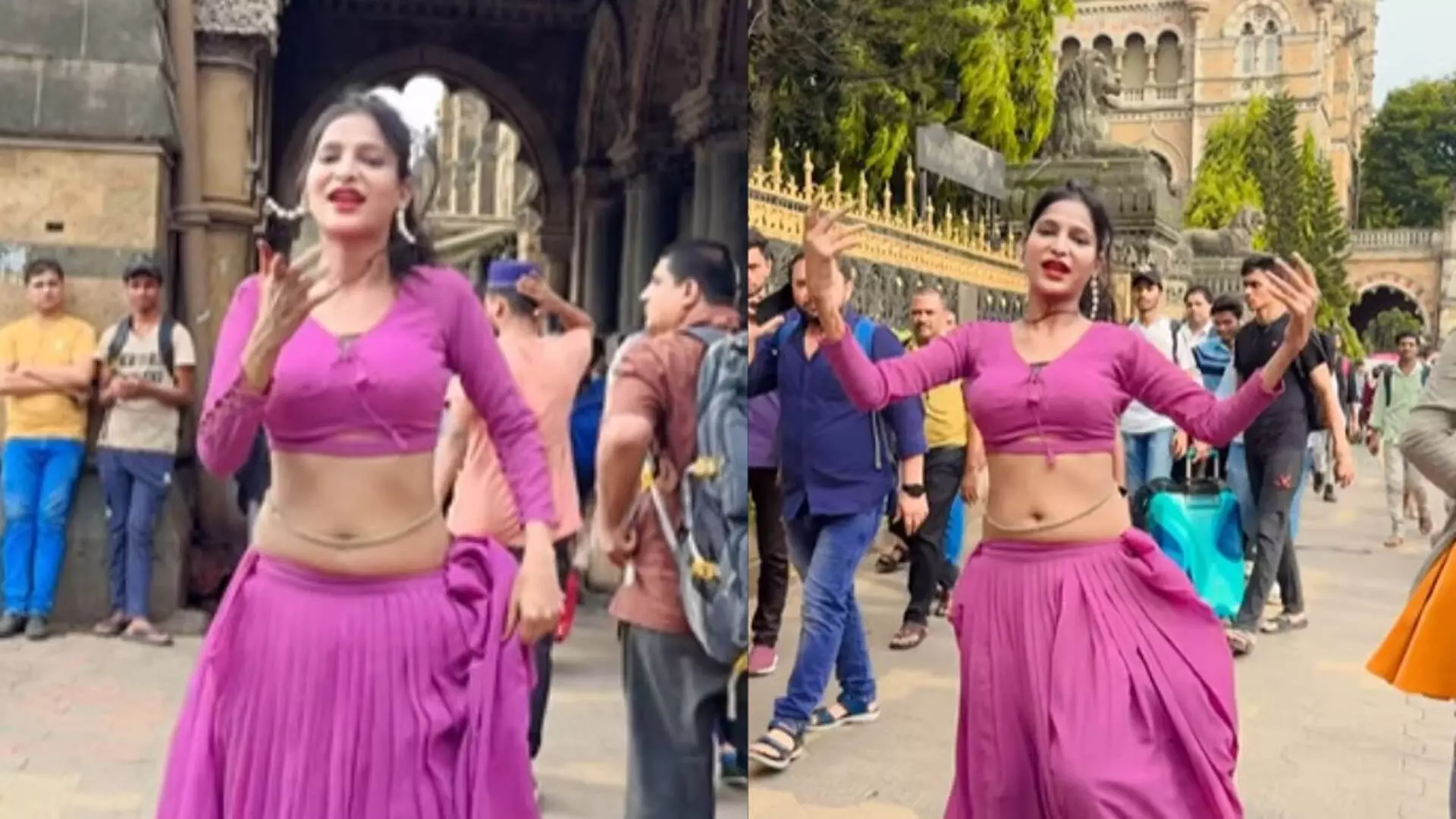 Dance Viral Video: स्टेशन के बाहर लड़की ने किया जबरदस्त डांस, बेली डांस मूव्स देख लोगों के उड़े होश