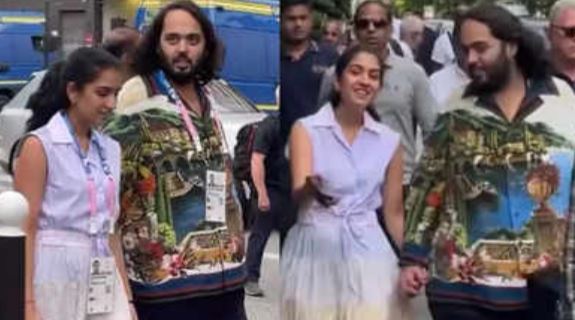 Anant Ambani and Radhika Merchant Paris trip : अनंत अंबानी और राधिका मर्चेंट पेरिस यात्रा पर प्रशंसकों को सेल्फी देते दिखें