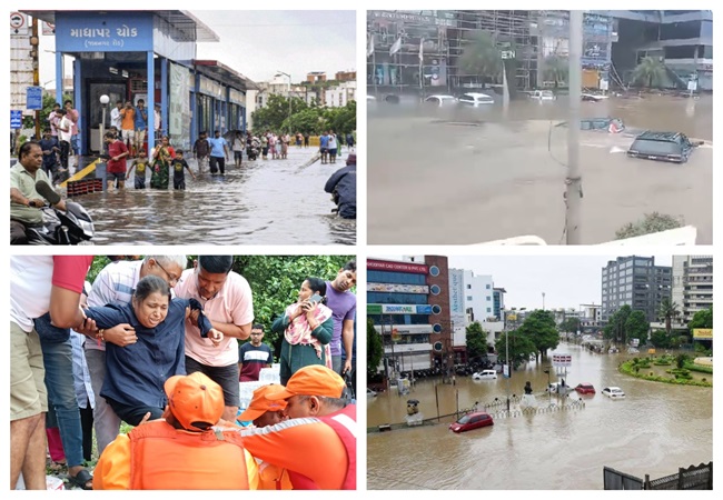 तेज बारिश अभी और बढ़ाएगी गुजरात की मुसीबतें! मौसम विभाग ने जारी किया अलर्ट; अब तक 29 लोगों की मौत