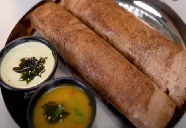 Ragi and Moong Dal Dosa