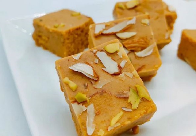 Roasted Chana Barfi