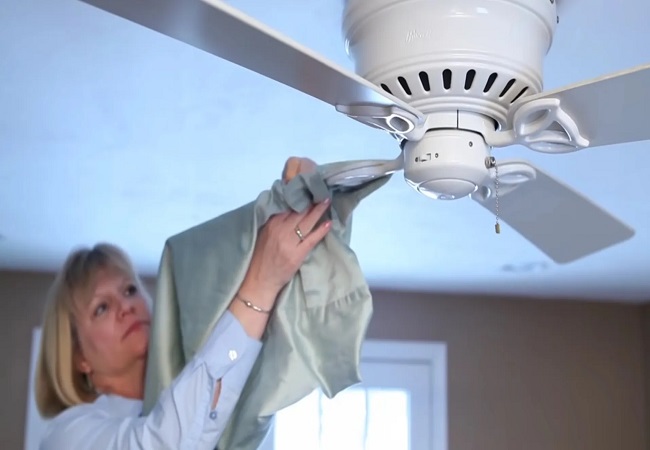 Trick to clean the fan