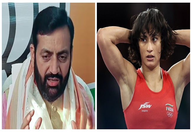 Vinesh Phogat एक सिल्वर मेडलिस्ट की तरह होंगी सम्मानित, हरियाणा सरकार का बड़ा ऐलान