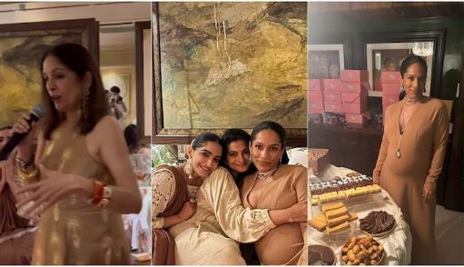 Masaba Baby Shower Ceremony: सोनम कपूर ने बेस्ट फ्रेंड मसाबा गुप्ता के लिए होस्ट किया बेबी शावर, देखें इनसाइड video