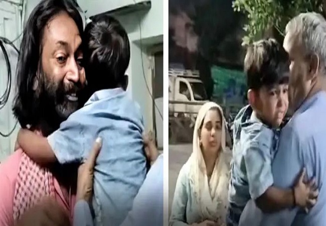 Video: अनोखा मामला, किडनैप करने वाले शख्स की गोद में चिपक कर रोने लगा मासूम, मां बाप के पास जाने को नहीं हुआ तैयार, आरोपी की आंख में भी आ गए आंसू