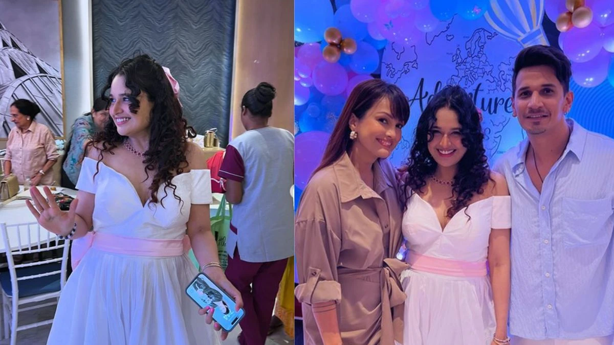 Yuvika Choudhary Baby Shower: प्रिंस नरुला ने ग्रैंड गोदभराई सेरेमनी में युविका चौधरी पर लुटाया प्यार, देखें तस्वीरें