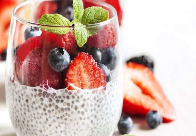 Chia Seeds Coconut Pudding