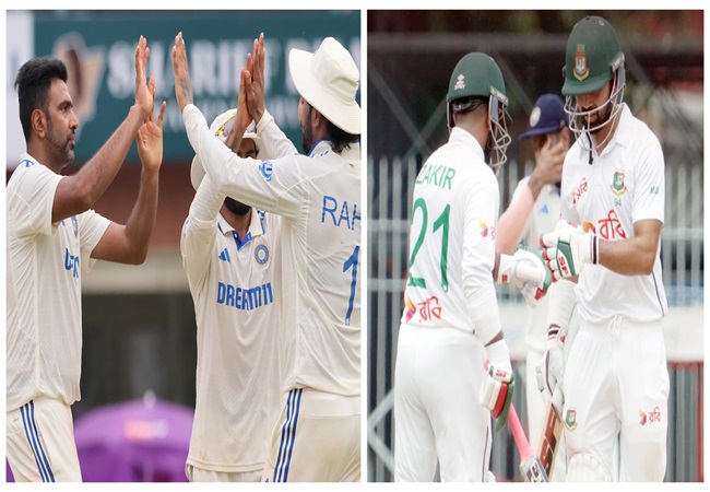 IND vs BAN Test Day 3 Stumps: भारत को जीत के लिए 6 विकेट की जरूरत; बांग्लादेश लक्ष्य से अभी भी 357 रन दूर