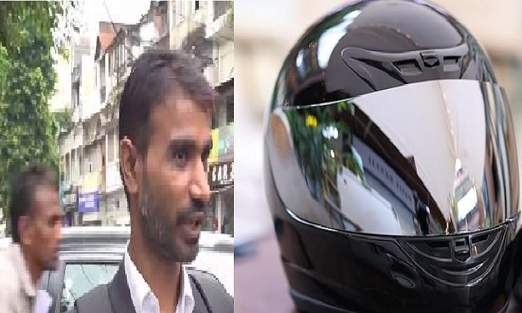 Lawyer lodged FIR for helmet theft in Lucknow