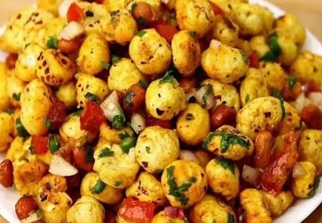 Make Bhel like this to eat during fast