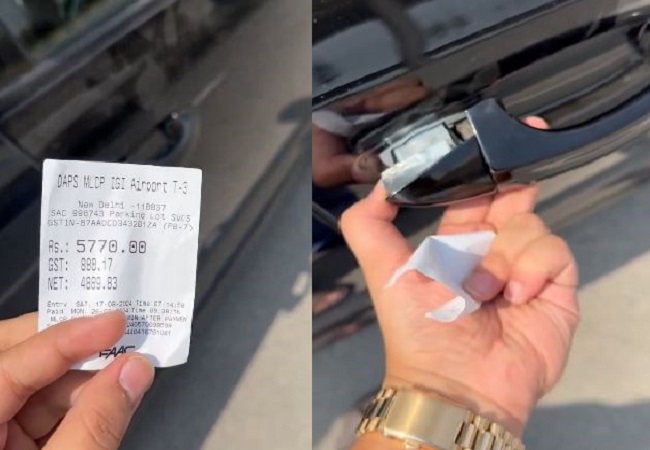 Passenger shocked after seeing car parking bill at airport