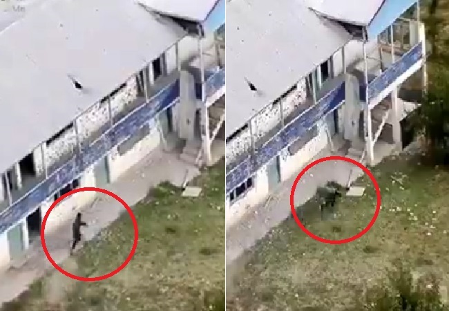 Video of Killing Terrorists: बारामूला में आतंकियों के खात्मे का वीडियो आया सामने; जान बचाने की कोशिश करते दिखे टेररिस्ट