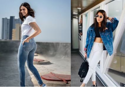 Denim top and Loose pant में अनुष्का शर्मा का दिखा गज़ब का स्वैग, तस्वीरें हुई वायरल