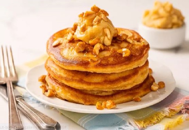 tasty peanut pancakes