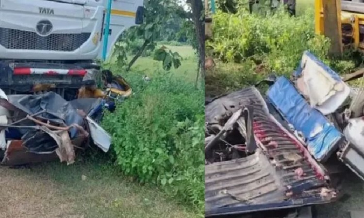 terrible road accident in Madhya Pradesh