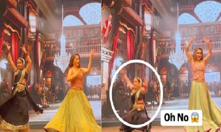 Actress Vidya Balan suddenly fell on the stage while dancing