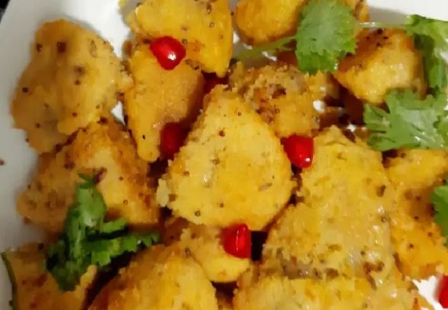 Chhattisgarh's famous dish Bafouri