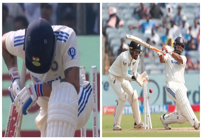 IND vs NZ 2nd Test Day 2: पहली पारी में भारतीय बल्लेबाजों का खराब प्रदर्शन; लंच ब्रेक तक स्कोर 107/7