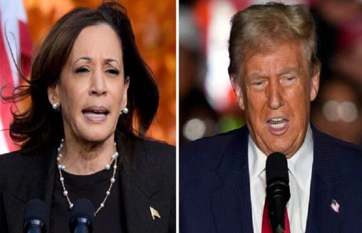 US Election 2024 : डोनाल्ड ट्रंप अमेरिकी राष्ट्रपति चुनाव के सर्वेक्षण में Kamala Harris से मामूली बढ़त पर आगे