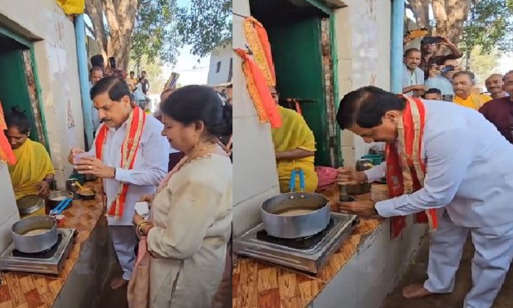 Madhya Pradesh Chief Minister made ginger tea on tapri