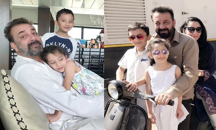 Sanjay Dutt shared heart touching pictures of his twins Iqra and Shahraan on their birthday