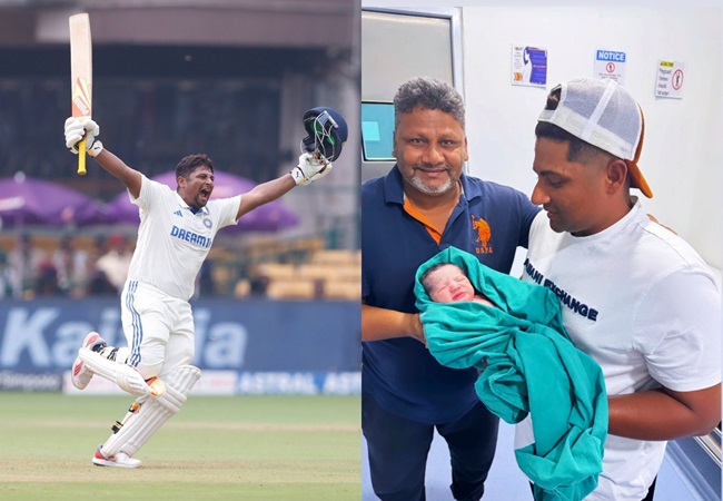 Sarfaraz Khan Becomes Father: बेंगलुरु टेस्ट में शतक जड़ने वाले सरफराज के घर आयी खुशियां; पत्नी ने बेटे को दिया जन्म