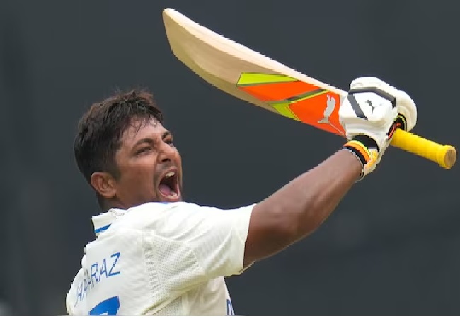 Sarfaraz Khan Test Century: बेंगलुरु टेस्ट में सरफराज खान पहला टेस्ट शतक; पारी की हार का खतरा टला!