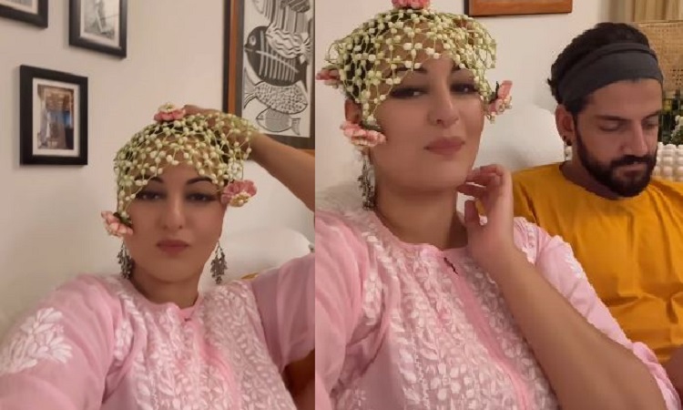 Sonakshi Sinha Karva Chauth Celebration: सोनाक्षी ने सेलिब्रेट की अपना पहला करवाचौथ, जहीर ने भी रखा व्रत, शेयर किया मस्ती मजाक का वीडियो