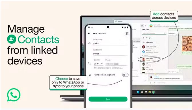 WhatsApp Update : अब नंबर सेव करने के लिए नहीं होगी मोबाइल की जरूरत