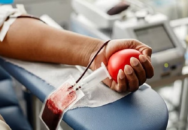 donating blood