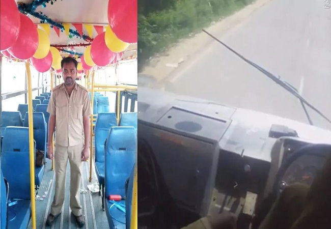 BMTC के ड्राइवर को बस चलाते-चलाते आया Heart Attack, Video देख आप भी रह जाएंगे दंग