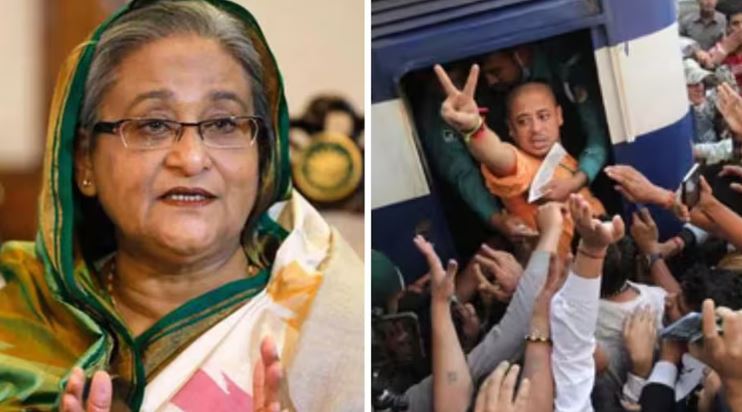 Former Bangladesh PM Sheikh Hasina : चिन्मय प्रभु की गिरफ्तारी पर पूर्व पीएम शेख हसीना ने कहा – रिहा करो