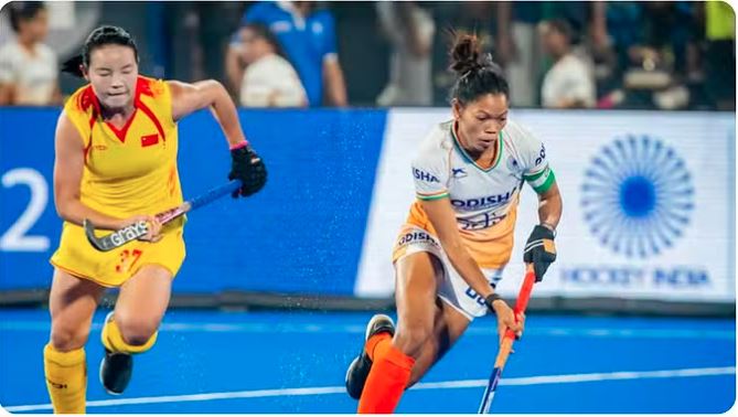 Hockey Women’s Asian Champions Trophy 2024 : भारतीय महिला हॉकी टीम ने फाइनल में चीन को हराया, तीसरी बार जीता खिताब