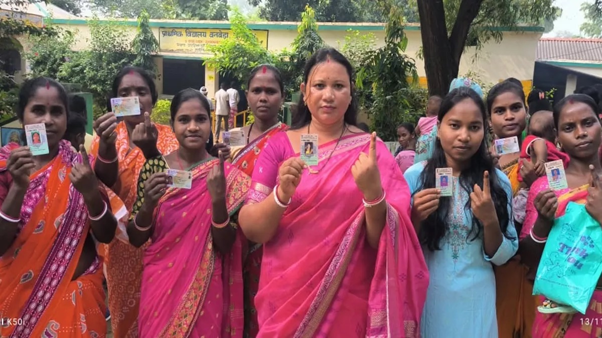 Jharkhand Assembly Election Live : पहले चरण में 43 सीटों पर तीन बजे तक 59.28 फीसदी मतदान