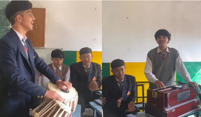 VIRAL VIDEO: लड़कों की ‘म्यूजिकल जुगलबंदी’ देख लोगों उड़े होश, वायरल हुआ वीडियो