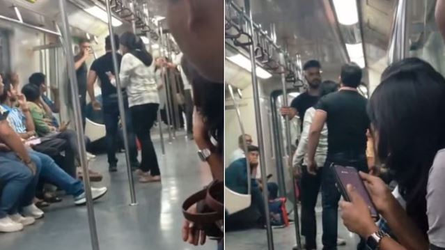 Delhi Metro Video: दिल्ली मेट्रो को दो लड़कों ने बनाया अखाड़ा, मारपीट का वीडियो वायरल