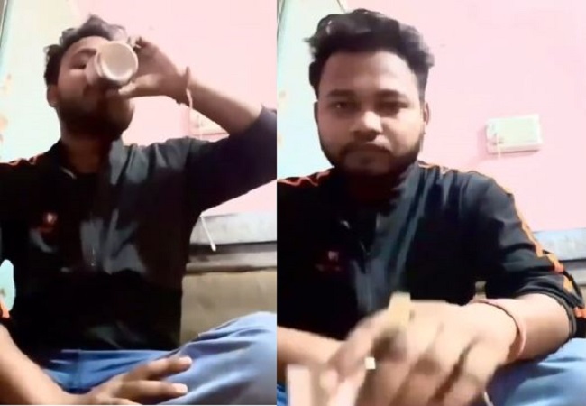 Viral video: गर्लफ्रेंड से ब्रेकअप होने पर युवक ने पी ली मच्छर मारने वाली दवा, इंस्टाग्राम पर अपलोड किया वीडियो, देख पुलिस ने सूझबूझ से बचाई जान