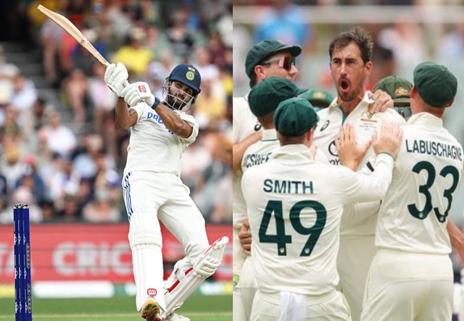 IND vs AUS 2nd Test: भारत की पहली पारी 180 रनों पर सिमटी; नीतीश कुमार रेड्डी ने बनाए सबसे ज्यादा रन