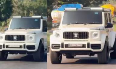 Maruti Jimny transformed into G-Wagen : मारुति जिम्नी को जी-वैगन क्लोन में बदला गया,जानें डिजाइन और  कीमत  