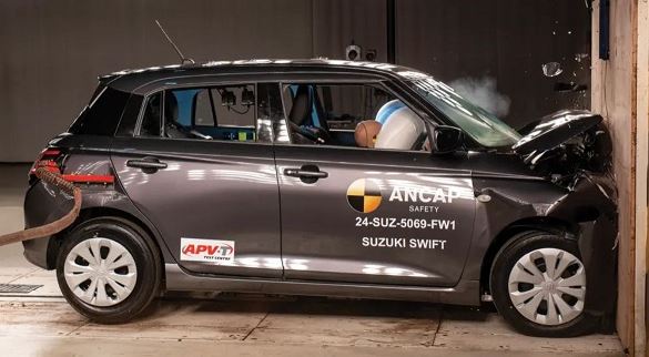 Australian NCAP Crash Test : ऑस्ट्रेलियाई NCAP क्रैश टेस्ट में नई स्विफ्ट को मिली 1 स्टार सेफ्टी रेटिंग, सुधार की आवश्यकता