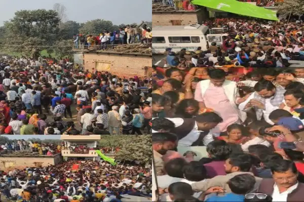 निषाद पार्टी के पूर्व प्रदेश सचिव धर्मात्मा निषाद सुसाइड मामला :चार के खिलाफ मुकदमा,कड़ी सुरक्षा के बीच अंतिम संस्कार